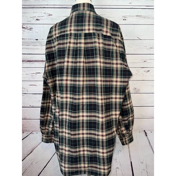 Cinch Western Shirt Cowboy Long Sleeve LARGE Button Front Plaid - Picture 7 of 10